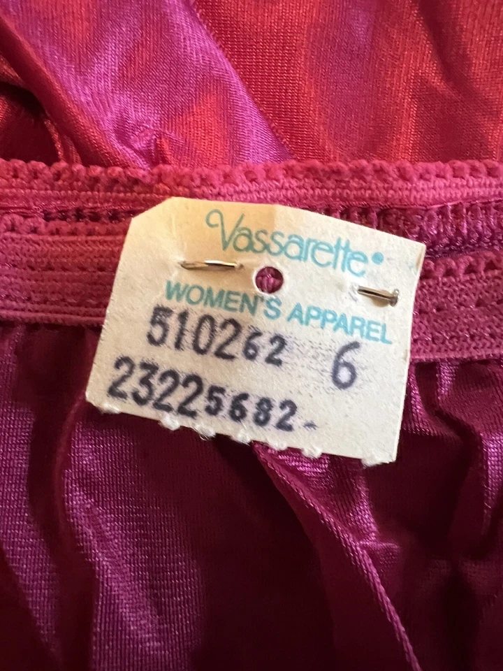 Bragas Calzoncillos Vassarette Quintessence Nylon Antrón De Colección Nuevas con Etiquetas Talla 6 Foto 3 de 4