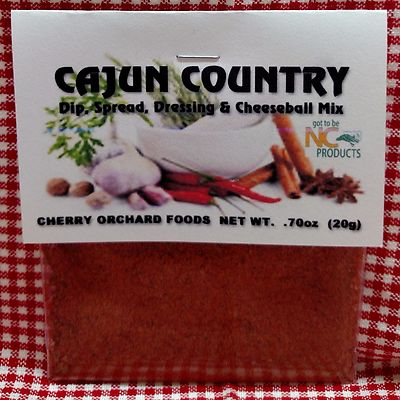 Cajun Country Dip Mix (2 mixes)makes dips, spreads, cheeseballs &salad dressings