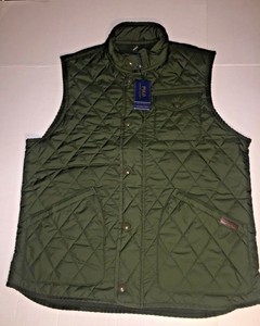 olive green polo vest