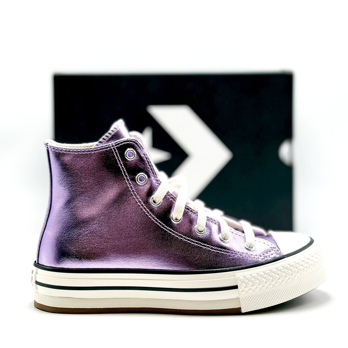 NEW* Big Kids CONVERSE Chuck Taylor All Star Hi Top Metallic 
