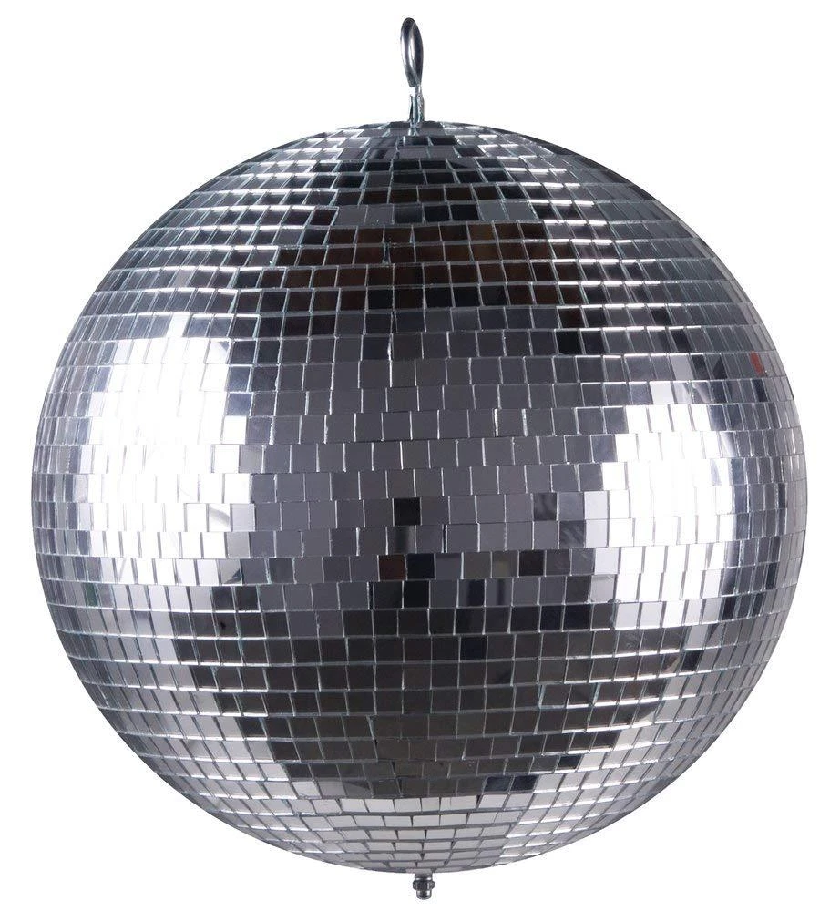 American DJ 8 BALL 8 in Glass Mirror Disco Ball w Hook