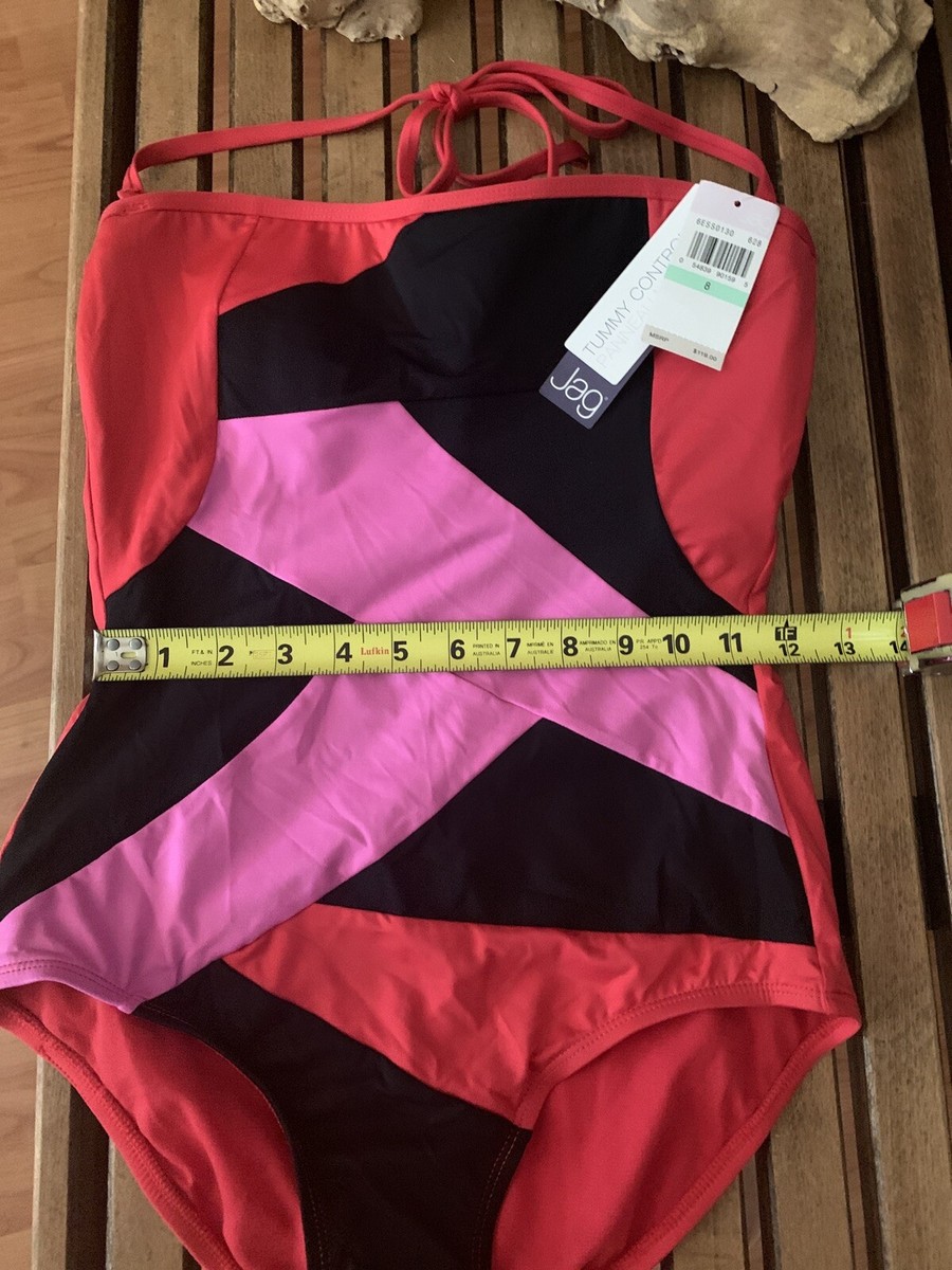 Jag NWT One-Piece Classy Swimsuit Multi-color Tummy Control Jag NWT One-Piece Classy Swimsuit Multi-color Tummy Control