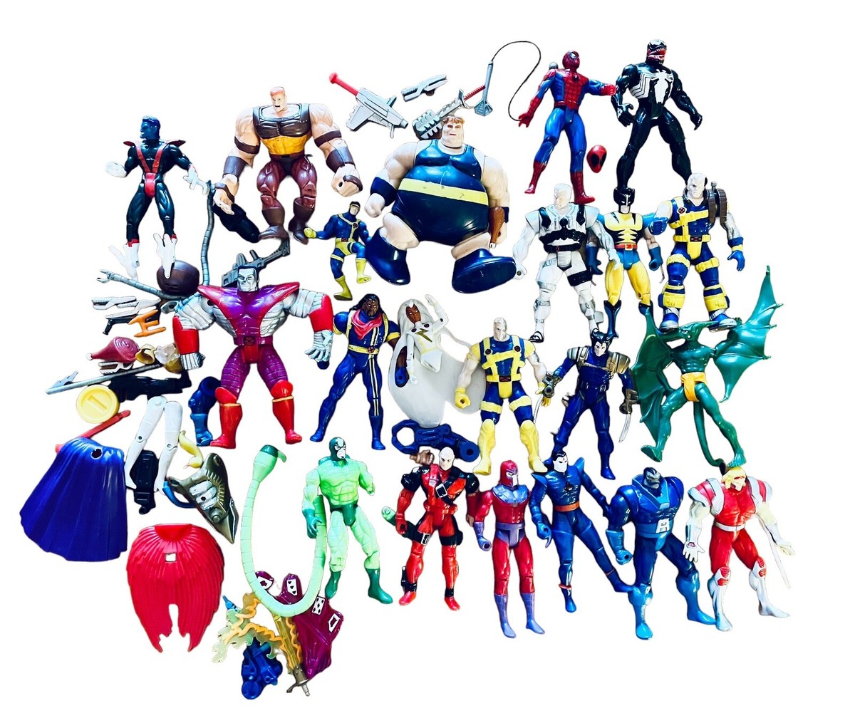 HUGE LOT Marvel X-Men 90's Action Figures Toy Biz Blob Venom