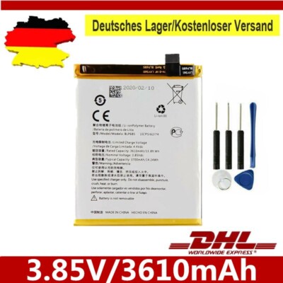 Akku für ONEPLUS 1+ BLP685 FOR ONE PLUS 6T 3610MAH REPLACEMENT