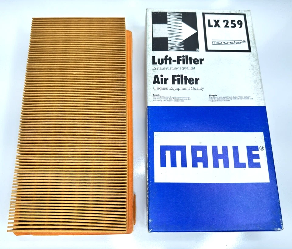 Filtro de aire del motor MAHLE LX259 - Audi Volkswagen Dodge Ford GMC Mercury Plymouth Foto 2 de 4