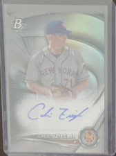 2022 Bowman Platinum CALVIN ZIEGLER Autographed Top Prospect #TOP-65 NY Mets