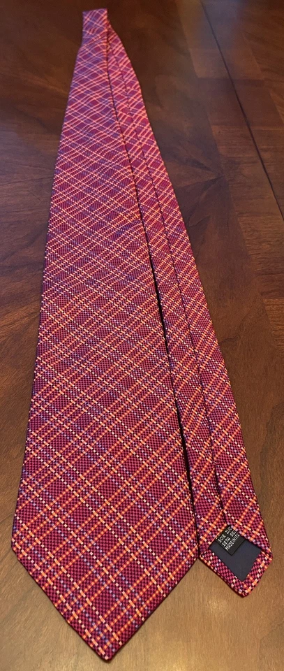 Enzo Bella 100% 真丝男式领带意大利制造 — 第 3/4 张图片