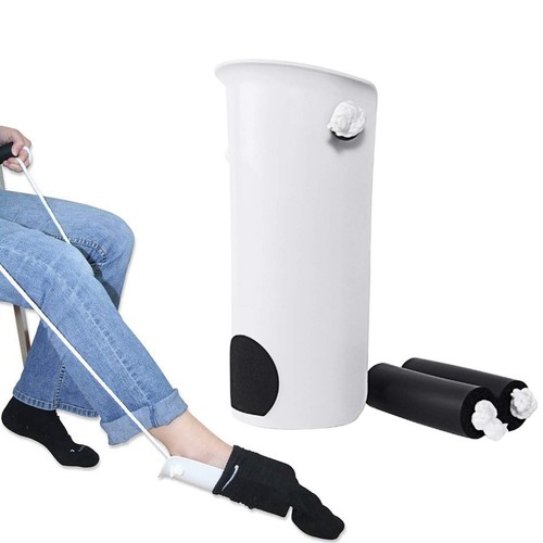 Sock Helper Puller Aid Socks Assist Help Soft Nylon Tool For Putting On