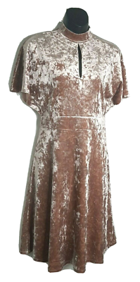 rose gold velvet dress BABARONI Cowl Neck Mermaid Velvet Gown Dusty Rose, Dusty Rose / US0 main image 0