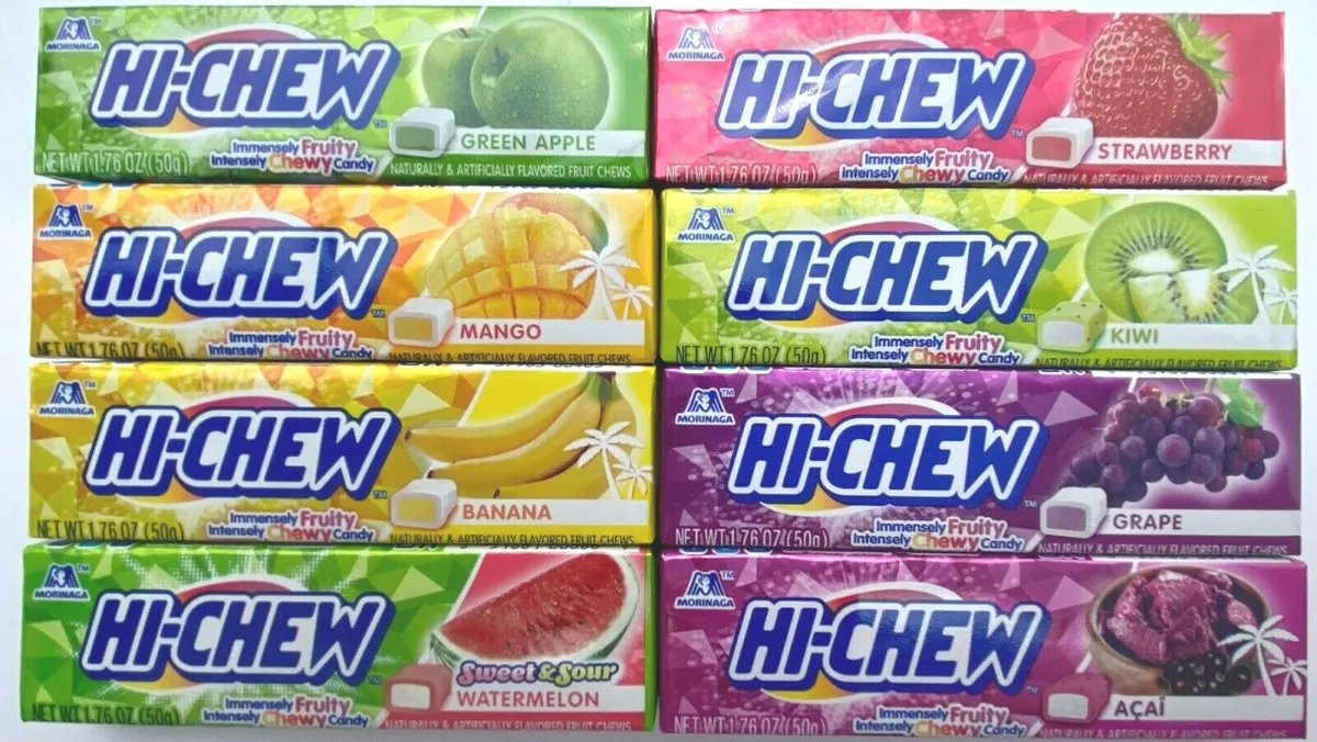 Hi Chew Japanese Chewy Fruit Candy 6 PACK PICK YOUR OWN MIX FREE SHIPPING