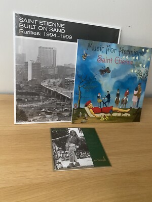 Saint Etienne Signed Bundle Built On Sand Music For Hermione Coloured Vinyl