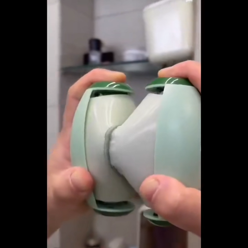 Zeitersparende wiederverwendbare waschbare Fusselroller stark haftende Haarklebemaschine - Video 1 von 1