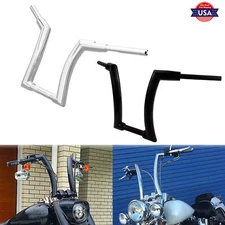 12'' 14'' 16" Rise Ape Hanger 2" Fat Handlebar For Harley Softail Sportster Dyna