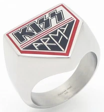KISS Army Stainless Steel Ring (Limited Edition Only 100 In The World) Aucoin