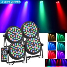 8x 36W LED Par Strahler 36 LED RGB Bühnenbeleuchtung DMX Discolicht Scheinwerfer