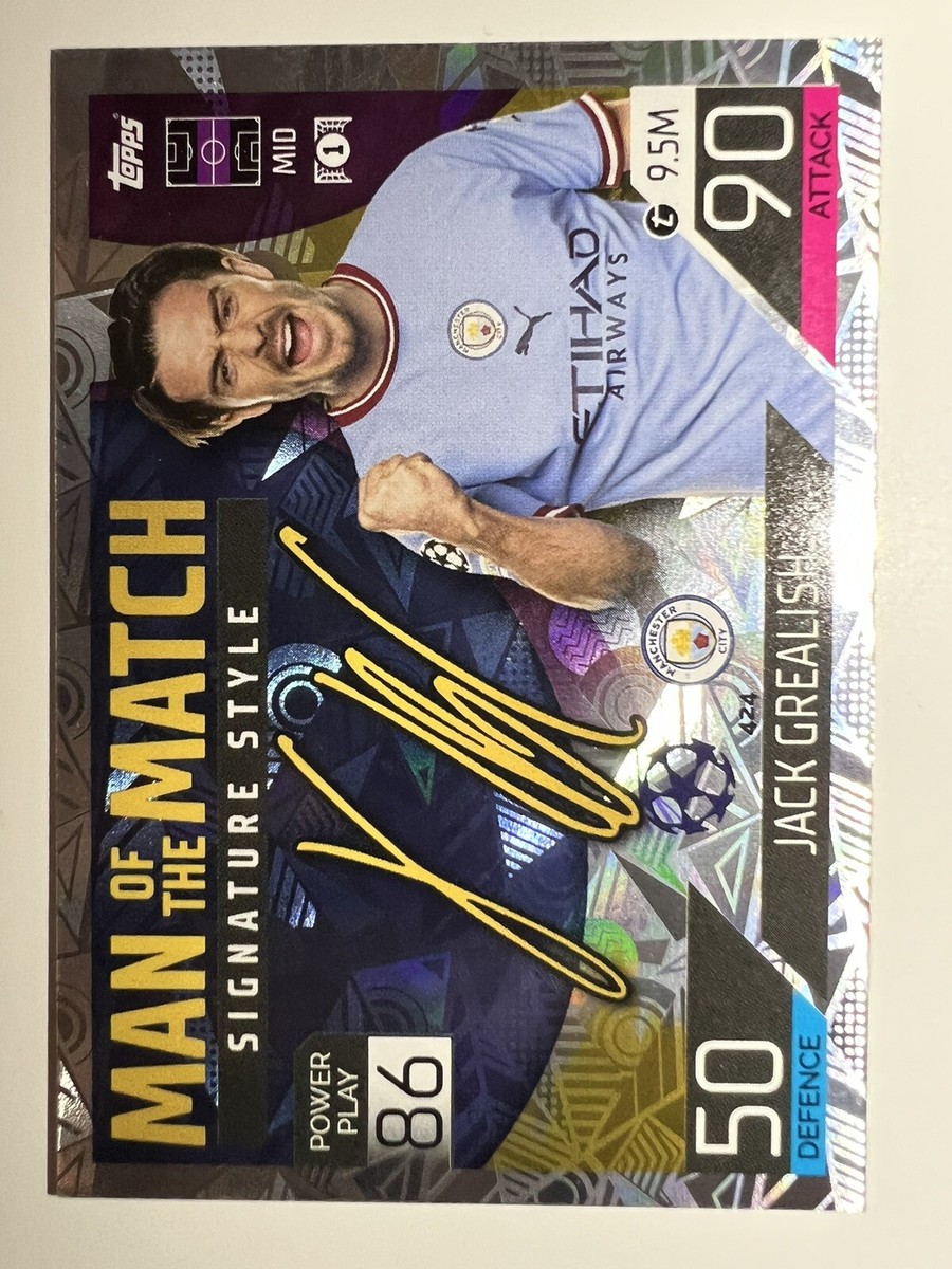 Topps Match Attax 22/23 JACK GREALISH MAN OF THE MATCH No. 424 | eBay