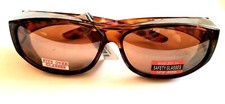 Global Vision Safety Glasses. Fits Over Glasses. UV 400. Spotted. Tinted.