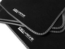 Exclusive Fußmatten für Mazda CX-9 TC ab Bj.2016 Velours Aufschrift Logo 