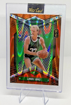 Larry Bird 25/30 Alumination 2024 Wild Card Boston Celtics Snake Skin Ray wave