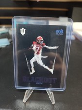 2025 Onit Black Indiana Hoosiers E.J. Williams Jr. Blackout Blue /25 BL-5