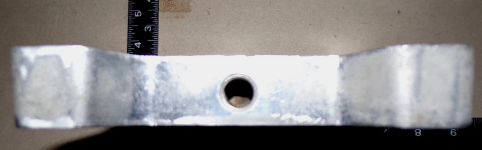 Vintage Aluminum Carburetor Spacers 4 Hole 1 inchUsed/Recycled - Image 3 of 3