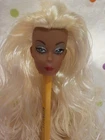 GorgeousNEW" Vintage Look "Fashion Doll replaceable head,Blonde Silky Hair,AA,