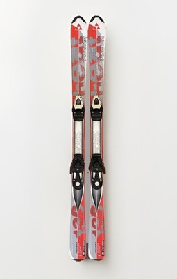 Fischer RC4 Race Junior Skis 130cm | Salomon TZ5 Bindings | Youth Downhill