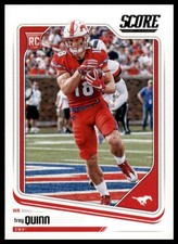 2018 Score Base Trey Quinn SMU Mustangs 410 Rookie