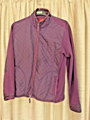 JACKE Fleece Stepp Damen von TONY BROWN Lila Größe XL (Maße in Beschreibung)