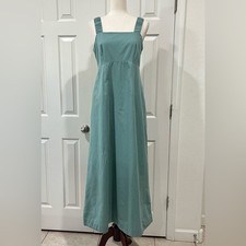 Pact Women's Canopy Linen Blend Tank Maxi Dress Size M