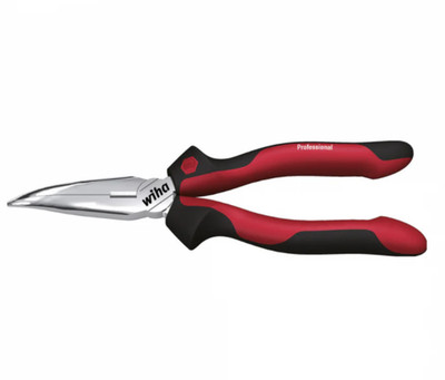 Wiha 26726 Curved, Bent, Half-Rounded Needle Pliers 200 mm