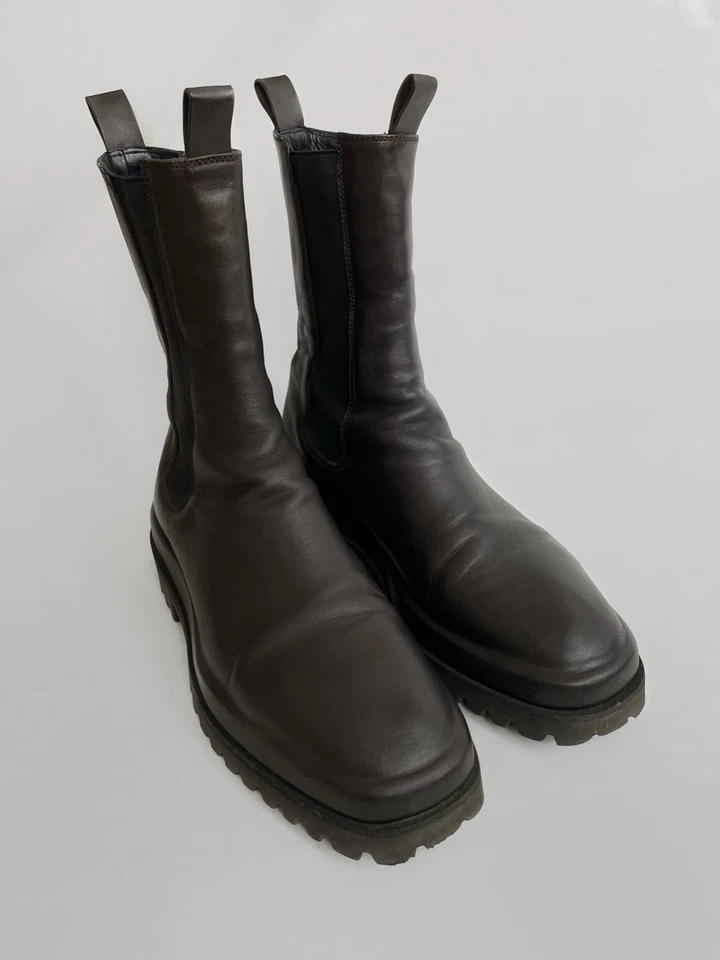 Botas femininas officine creative st.Morith couro marrom tamanho 39 (25 cm) - Imagem 4 de 4