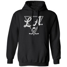 L.A. Inspired Triangle Graphic - Hockey Fans Tribute Unisex Hooded Sweatshirt