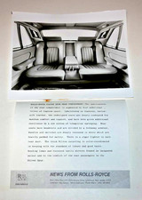 Vintage Rolls Royce Press Photo