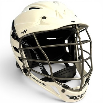 Cascade adult CPV-R small/medium adjustable White Lacrosse Helmet w/chin strap