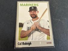 Cal Raleigh 2024 Topps Archives #125 Seattle Mariners NM Free Shipping