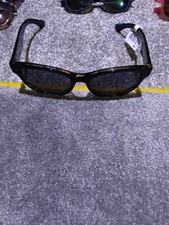 Burberry Sunglasses B 4432U 4121/87 Polished Black on Check Plaid with Case