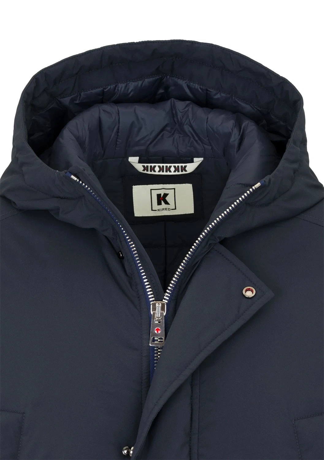 Kired By Kiton Mens Tiko Parka Jacket Large Navy IT 52 - NWT $1695 - product detail image 2