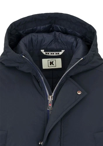 Kired By Kiton Mens Tiko Parka Jacket Large Navy IT 52 - NWT $1695 image 2