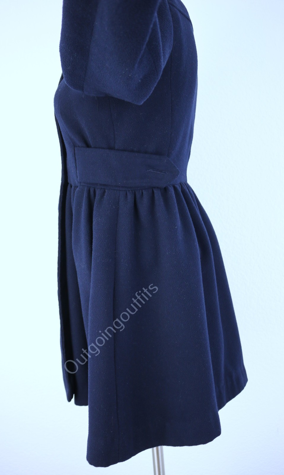 Iris Basic Women's Navy Peacoat  Jacket Size M - image 4