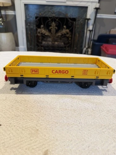 Vintage Playmobil Train 4126 Yellow Flat Car.