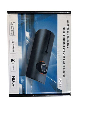 REARVIEW MIRROR R300 VEHICLE-MOUNTED DVR W/DOUBLE CAMERA'S-8 PACK