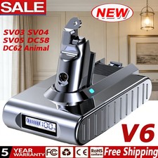 For Dyson V6 Animal DC59 DC61 DC72 Fluffy 5500mAh Battery With LED Indicator