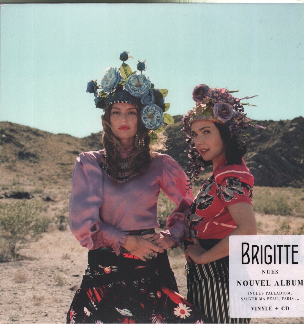 Brigitte Nues LP vinyl France Columbia 2017 still sealed with CD. sleeve has a