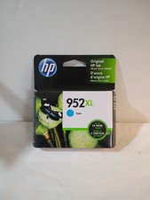 HP 952XL High Yield Ink Cartridge - Cyan EXP 03/20