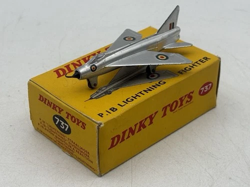 Dinky 737 PIB Lightning Fighter In Original Box - Very Nice!