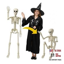 36" 3 ft Halloween Posable Human Skeleton Decorations 1PCS - Full Body