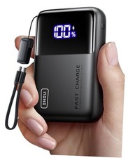 Power Bank, 20000mAh 65W Ultra Compact USB C Laptop Portable Mini Size Black