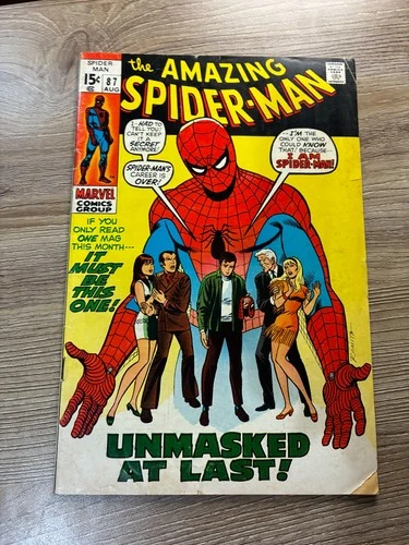 Amazing Spider-Man #87 Comic AUG 1970 VG/FN Marvel Comics