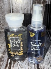 2X Bath and Body Works Twilight Woods Shower Gel Fragrance Mist Travel Size 3oz